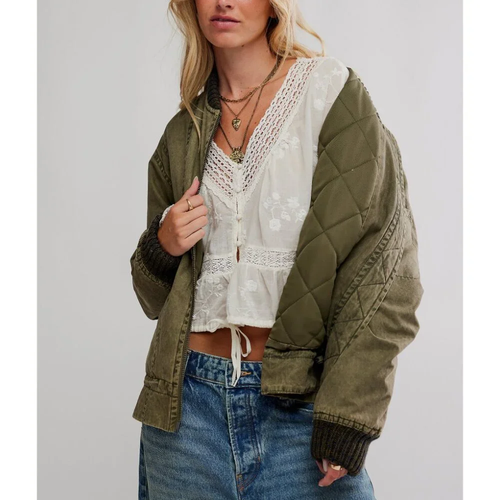 FREE PEOPLE Sweet Love Blouse / Egret